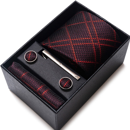 Corbata Jacquard Profesional Tejida en Trama para Negocios - Image 42