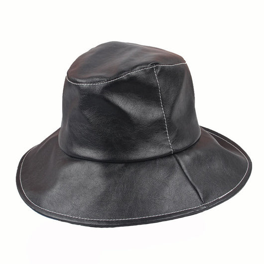 Sombrero Vaquero de Cuero PU con Ala Grande - Image 5