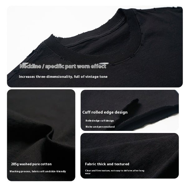 Camiseta Manga Larga Cuello Redondo Americana para Hombre