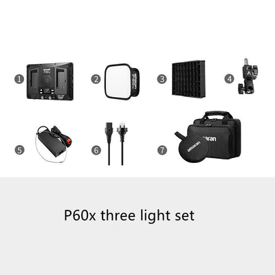 Panel LED P60x para Fotografía y Cine - Luz Suave Profesional - Image 7