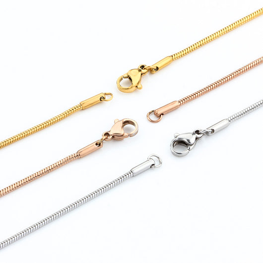 Cadena de Serpiente en Acero Inoxidable para Hombre - Diseño Elegante - Image 12