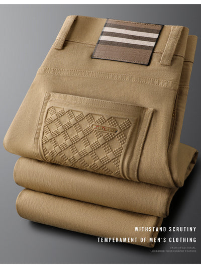 Pantalones de Negocios Slim Fit Algodón Transpirable Premium - Image 12