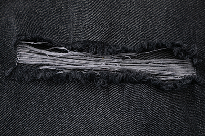 Pantalones Vaqueros Rectos Anchos Rotos con Flecos - Image 15
