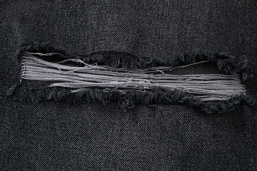 Pantalones Vaqueros Rectos Anchos Rotos con Flecos - Image 15
