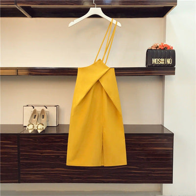 Vestido Camisero Slim con Tirantes para Mujer - Image 9