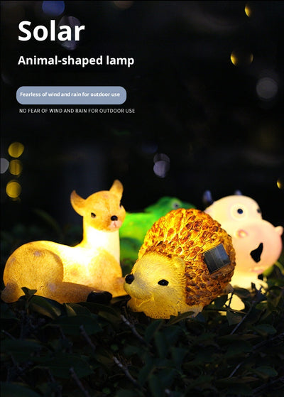 Lámpara Solar Decorativa con Forma de Animal para Jardín - Image 10