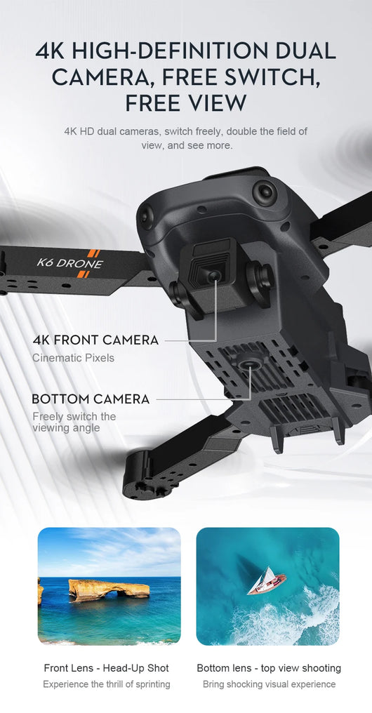 Dron 4K con Evasión de Obstáculos y Control Remoto Profesional - Image 17