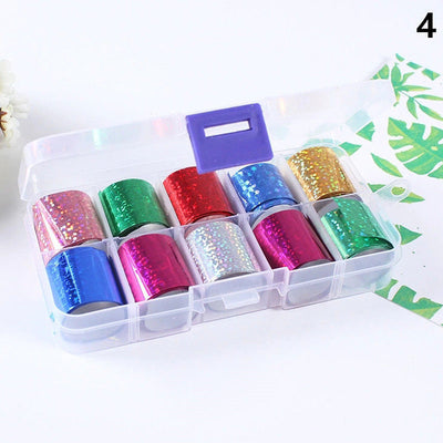 Papel Láser Decorativo para Uñas con Efecto Estrella - Image 11