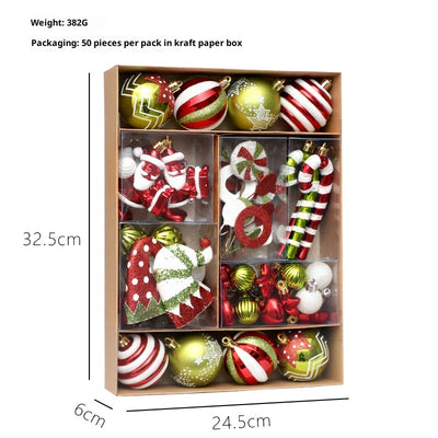 Juego de Adornos Navideños Pintados a Mano - Image 6