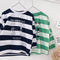 Camiseta Infantil de Rayas Manga Larga Delgada