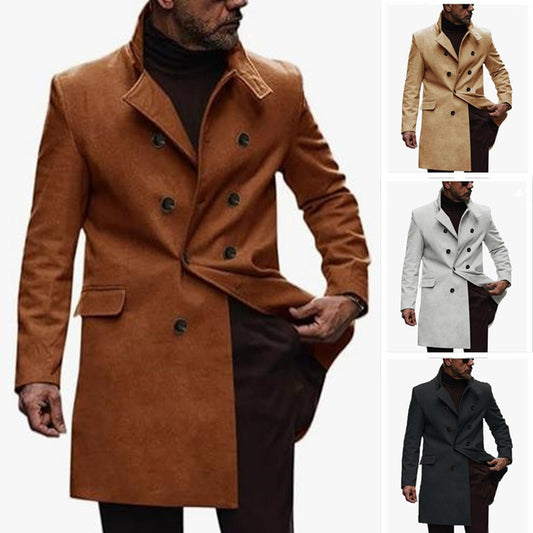 Abrigo de Lana Elegante para Hombre en Tallas Grandes