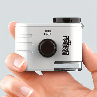 Microscopio Portátil 60x con Adaptador para Celular y Luz LED - Image 8