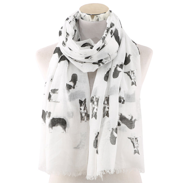 Pañuelo Estampado con Perros para Mujer - Protección Solar Outdoor - Image 6