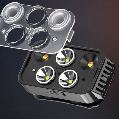 Lámpara Frontal LED Recargable por USB con Sensor Inteligente para Pesca y Camping - Image 12