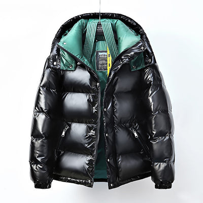Chaqueta Acolchada Brillante para Parejas - Estilo Moderno y Cálido - Image 8