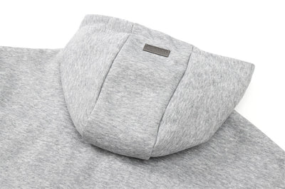 Suéter Hoodie Oversized para Hombre con Bolsillos de Diseño Dimensional - Image 14