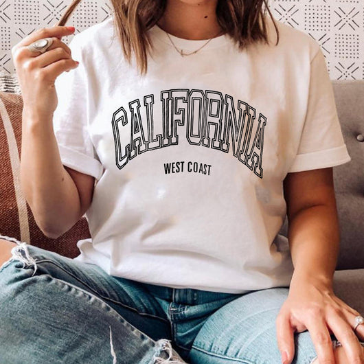 Playera Casual Harajuku para Mujer con Estampado Verano - Image 17