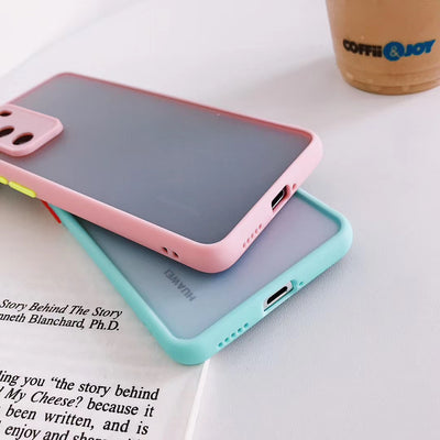 Funda Protectora Huawei con Bordes Reforzados y Diseño Bicolor - Image 7