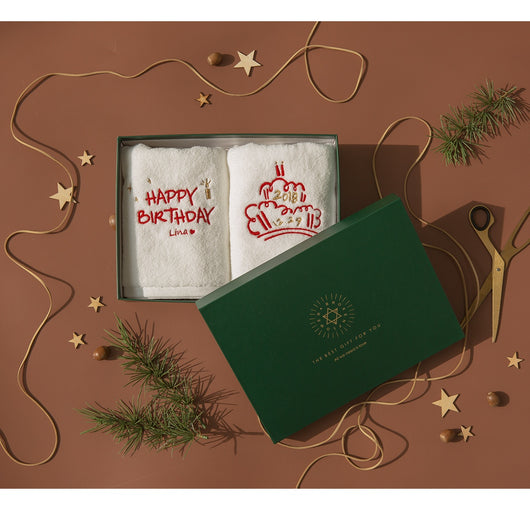 Toalla de Algodón Personalizada con Bordado - Regalo Customizado para Cumpleaños - Image 10