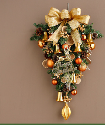 Corona Navideña Jinghua para Puerta - Decoración Elegante de Pared - Image 20