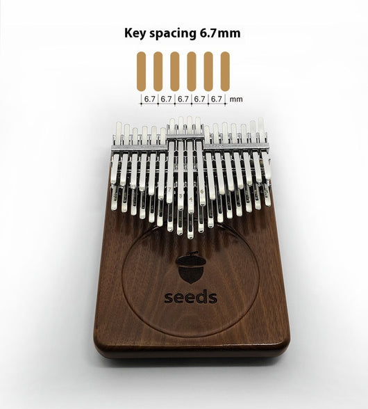 Kalimba de 34 Tonos Doble Capa en Madera de Nogal - Image 12