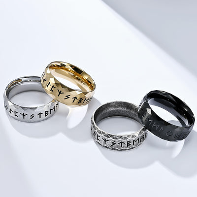 Anillo de Titanio Vikingo Vintage para Hombre - Image 14