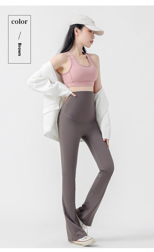 Pantalones Yoga Premamá Acampanados - Comodidad y Estilo para el Embarazo - Image 28