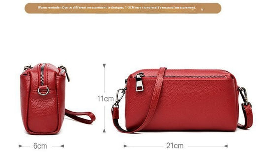 Bolso Crossbody de Cuero Genuino para Mujer - Bolsa de Hombro para Celular - Image 17