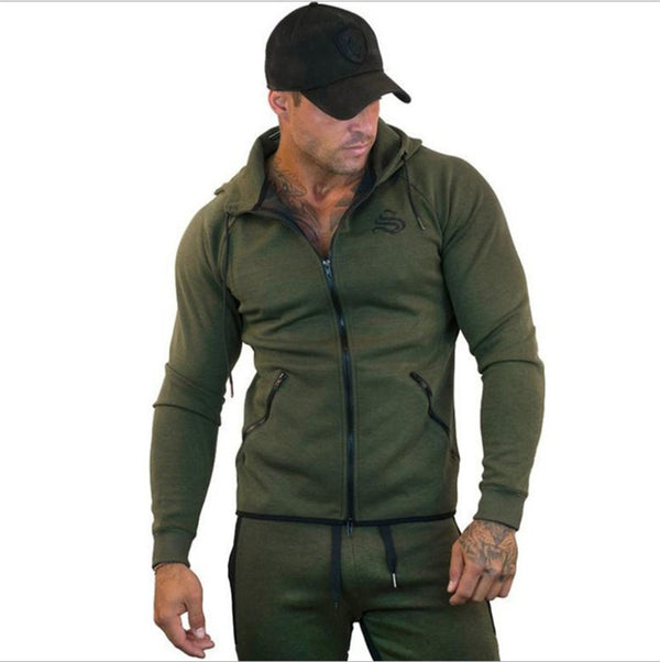 Sudadera Deportiva con Capucha para Entrenamiento Muscular Hombre