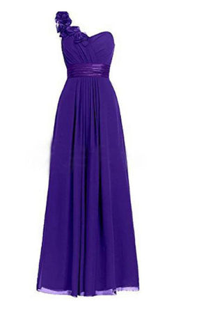 Vestido Largo Escotado con Cuello Diagonal Multicolor sin Mangas - Image 11
