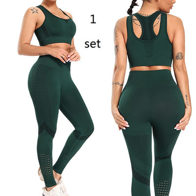 Leggins Deportivos de Cintura Alta con Malla Transpirable de Secado Rápido - Image 14