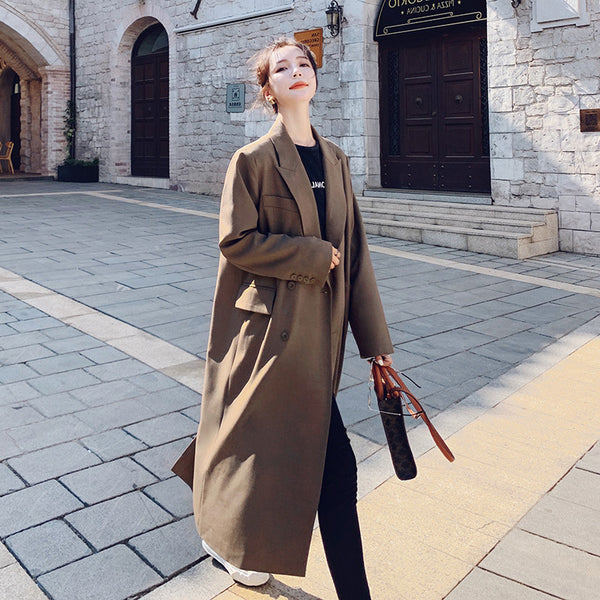 Blazer Retro de Largo Medio para Mujer - Diseño Rejuvenecedor y Elegante
