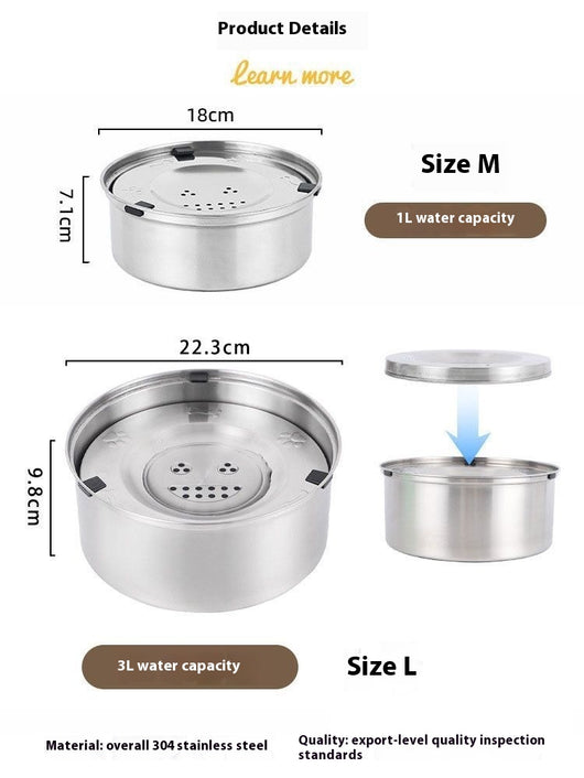 Bebedero de Gran Capacidad para Perros y Gatos - Image 16