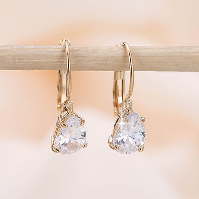 Aretes de Moda Minimalistas en Metal - Diseño Femenino y Versátil