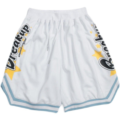 Shorts de Baloncesto Americano Secado Rápido Retro Casual - Image 7