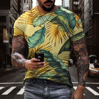 Camiseta 3D Estampado Digital Plantas Hombre y Mujer Manga Corta Deportiva - Image 7