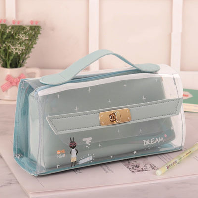 Estuche Transparente Margarita para Lápices y Artículos de Papelería - Image 10