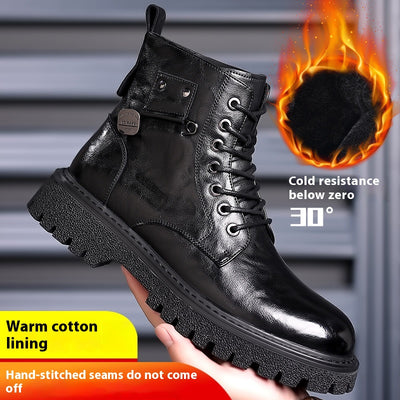 Botas de Trabajo Estilo Británico en Cuero - Calzado Profesional Versátil - Image 10