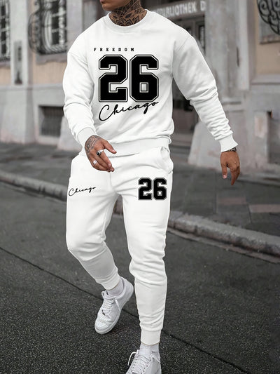 Suéter Deportivo Retro con Estampado Digital para Hombre - Image 24