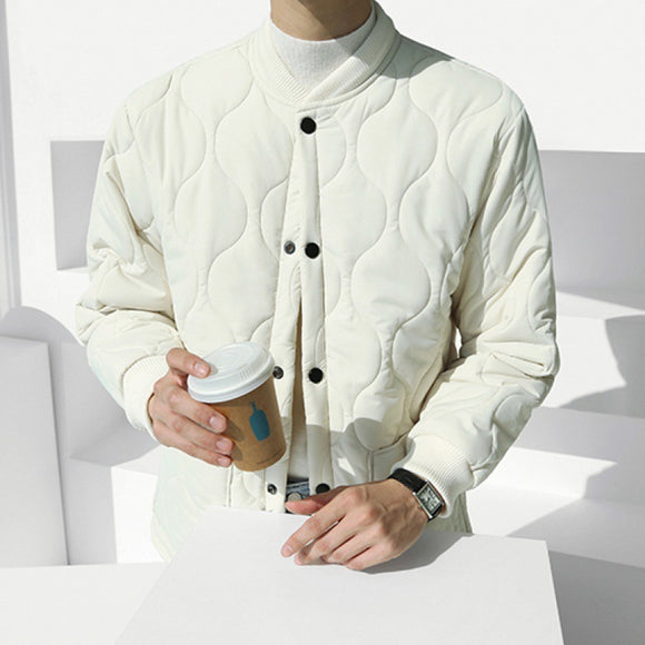 Chaqueta Bomber de Algodón para Hombre - Estilo Otoñal