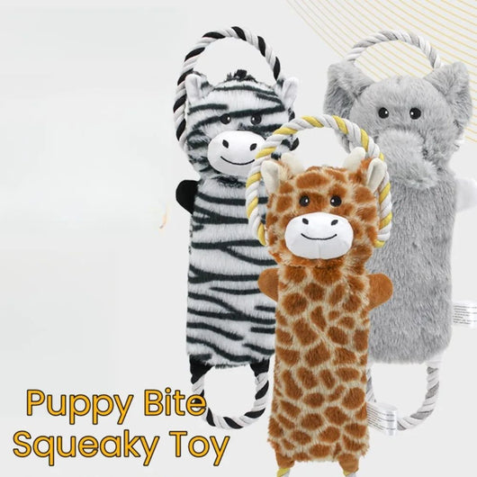 Juguetes de Peluche para Perros - Animales Chirriantes Resistentes a Mordidas - Image 8