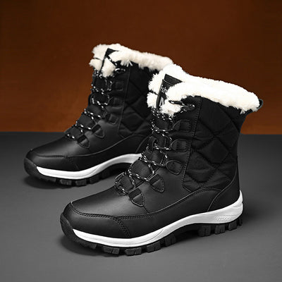 Botas de Nieve Cálidas Acolchadas de Terciopelo para Mujer - Image 8