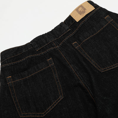 Pantalón Ancho Liso Lavado Casual - Image 4
