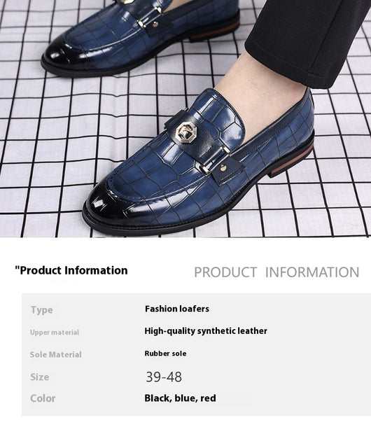 Mocasines Casuales Cuadrados Talla Grande para Hombre - Image 10