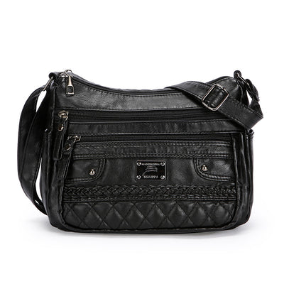 Bolso de Cuero Lavado Suave para Hombro - Image 10