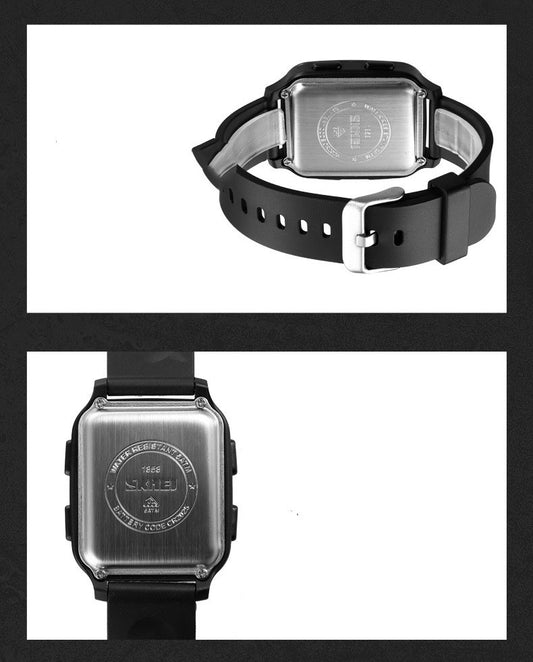 Medidor Digital Cuadrado Resistente al Agua con Doble Pantalla - Image 2