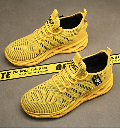 Zapatillas Deportivas Cómodas Estilo Coreano Talla Grande Hombre Malla Transpirable - Image 14