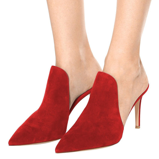 Tacones Altos Stiletto Punta Fina - Diseño Europeo y Americano para Pasarela - Image 11