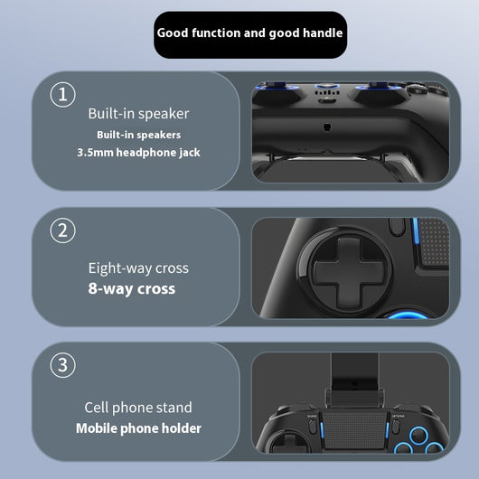 Control Gamepad Bluetooth Simétrico Negro para PC - Image 7