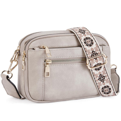 Bolsa Crossbody Multiusos con Diseño Vaca y Cierre de Cremallera - Image 10